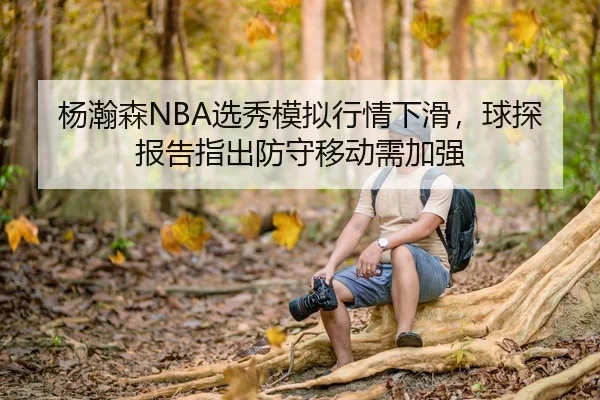 杨瀚森NBA选秀模拟行情下滑，球探报告指出防守移动需加强